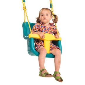 Misaladejuegos Columpio Masgames Etnia triple con asiento de bebé MA700025 - Imagen 2
