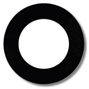 Misaladejuegos Dartboard Surrounds Plain Negro Winmau Darts 4401.