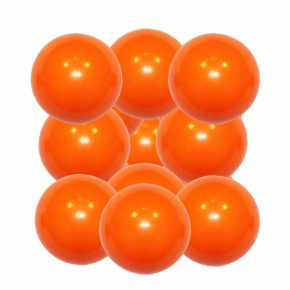 Misaladejuegos Pack Bola futbolin Superdura Naranja 36g gramos 34mm 12 unidades