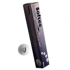 Misaladejuegos Caja 6 Pelotas Softee Tenis Mesa 40mm Blanco 24160.002.40 - Imagen 2