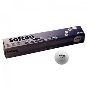 Misaladejuegos Caja 6 Pelotas Softee Tenis Mesa 40mm Blanco 24160.002.40