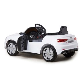 Misaladejuegos Coche eléctrico Audi S5 blanco con radio control HL258 - Imagen 3