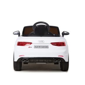 Misaladejuegos Coche eléctrico Audi S5 blanco con radio control HL258 - Imagen 5