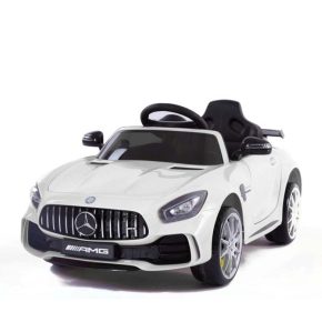 Misaladejuegos Coche eléctrico Mercedes GTR blanco con radio control HL2882