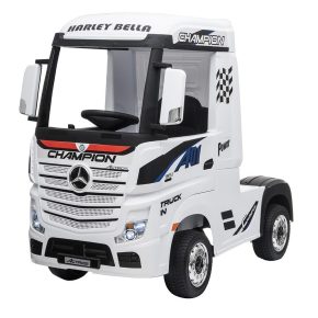Misaladejuegos Camión Eléctrico Mercedes Actros Blanco para niños HL458