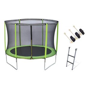Misaladejuegos Cama elástica Force 244 con red, escalera y anclajes MA301015 - Imagen 2
