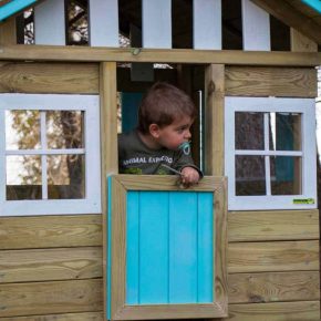 Misaladejuegos Casita infantil de madera Masgames Lollipop azul MA800525 - Imagen 6