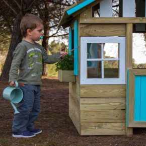 Misaladejuegos Casita infantil de madera Masgames Lollipop azul MA800525 - Imagen 7