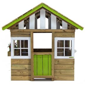 Misaladejuegos Casita infantil de madera Masgames Lollipop verde MA800523