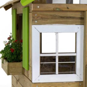 Misaladejuegos Casita infantil de madera Masgames Lollipop verde MA800523 - Imagen 3