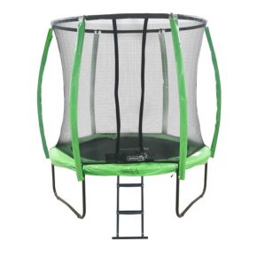 Misaladejuegos Cama elástica Premium 244 con red, escalera y anclajes MA302415