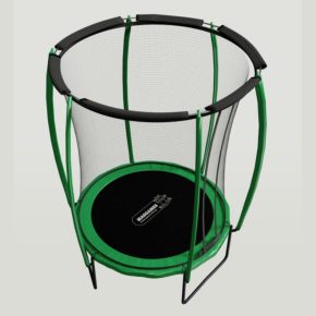 Misaladejuegos Cama elástica Premium 244 con red, escalera y anclajes MA302415 - Imagen 4