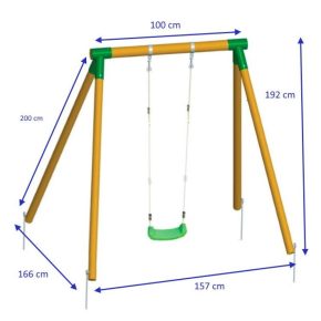 Misaladejuegos Columpio Individual Masgames Kila Asiento Bebe MA700004 - Imagen 2