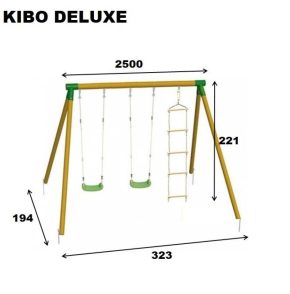 Misaladejuegos Columpio Triple Masgames Kibo Deluxe MA700029 - Imagen 2