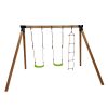 Misaladejuegos Columpio De Madera Cuadrada Masgames Yua MA700057