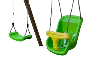 Misaladejuegos Columpio de madera cuadrada MASGAMES NORI con asiento bebé MA700060 - Imagen 8