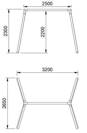Misaladejuegos Columpio doble madera cuadrada MASGAMES KARAI DELUXE ADULTOS asientos con cuerda MA700062 - Imagen 3