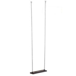 Misaladejuegos Columpio doble madera cuadrada MASGAMES KARAI DELUXE ADULTOS asientos con cadenas MA700063 - Imagen 3