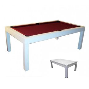 Misaladejuegos Billar Americano Convertible a Carambola Modelo Esparta Lacado + Tapa Mesa