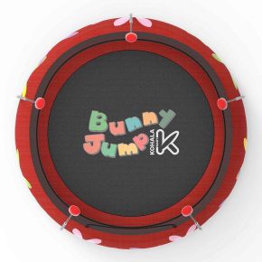 Misaladejuegos Trampolín Kohala 2 en 1 Parque de Juegos y Cama Elástica Rojo PL0080 - Imagen 3