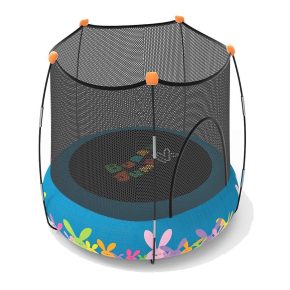 Misaladejuegos Trampolín Kohala 2 en 1 Parque de Juegos y Cama Elástica Azul PL0081 - Imagen 2
