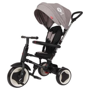 Misaladejuegos Triciclo a pedales QPlay Rito plegable Gris S381