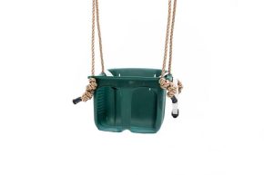 Misaladejuegos Asiento de bebé verde para columpio MA400925 - Imagen 2