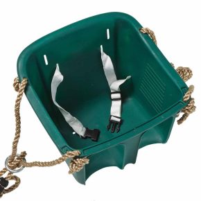 Misaladejuegos Asiento de bebé verde para columpio MA400925
