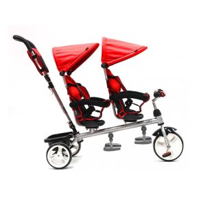 Misaladejuegos Triciclo Gemelar Qplay Rojo T800 - Imagen 2