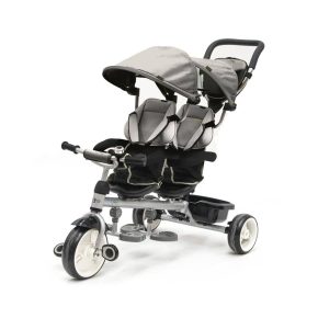 Misaladejuegos Triciclo Gemelar Qplay Gris T802