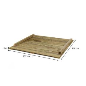 Misaladejuegos Suelo Casita infantil de madera Masgames Olden MA800589 - Imagen 2