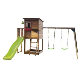 Misaladejuegos Parque infantil Masgames Taga L con Columpio Doble MA700305