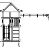 Misaladejuegos Parque infantil Masgames Pagoda L con Columpio Doble MA811601 - Imagen 2
