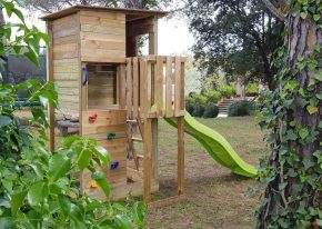 Misaladejuegos Parque infantil Masgames Taga L con pared de escalada MA700360