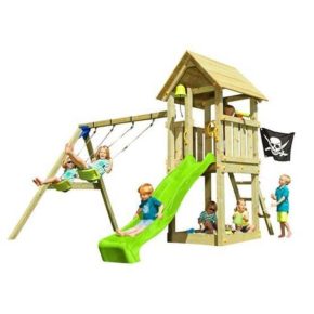 Misaladejuegos Parque infantil Masgames Kiosk XL con Columpio Doble MA821101