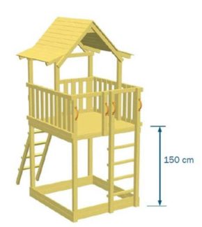 Misaladejuegos Parque infantil Masgames Pagoda XL MA802601 - Imagen 2