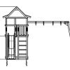 Misaladejuegos Parque infantil Masgames Pagoda XL con Columpio Doble MA821601 - Imagen 2
