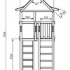 Misaladejuegos Parque infantil Masgames Pagoda XL con Columpio Doble MA821601 - Imagen 4