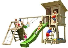 Misaladejuegos Parque infantil Masgames Beach Hut XL con Challenger MA822301