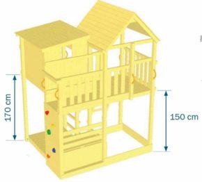 Misaladejuegos Parque infantil Masgames Palazzo XL con Columpio Doble MA821701 - Imagen 5