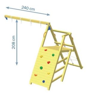 Misaladejuegos Challenger L para parque infantil Masgames MA803701 - Imagen 3