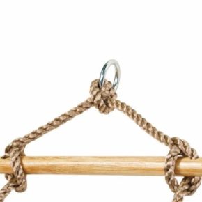Misaladejuegos Escalera de cuerda corta con 1 anclaje para parque infantil MA32430 - Imagen 3