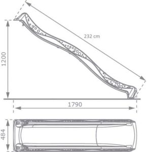 Misaladejuegos Rampa De Tobogán L 120cm De Altura MA604169 - Imagen 3
