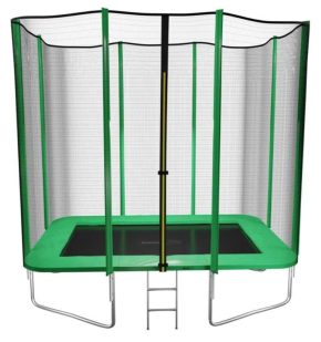 Misaladejuegos Cama Elástica Masgames Rectangular S con Red y Escalera MA302418