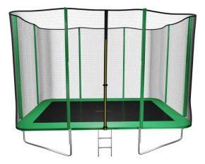 Misaladejuegos Cama Elástica Masgames Rectangular L con Red y Escalera MA302419