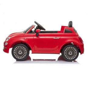 Misaladejuegos Coche eléctrico Fiat 500 rojo con radio control PT702 - Imagen 5