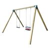 Misaladejuegos Columpio doble de madera Masgames Vega Horeca MA500105