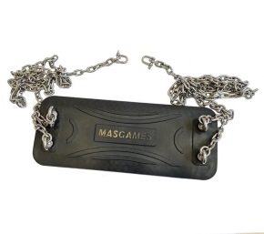 Misaladejuegos Asiento de caucho con cadenas Masgames Classic Inox MA512400 - Imagen 2
