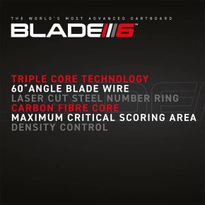 Misaladejuegos Diana Winmau Blade 6 Triple Core Dartboard 3032. - Imagen 8