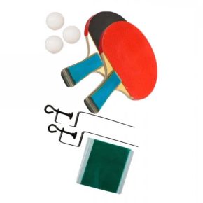 Misaladejuegos Pack de 2 Palas Ping Pong + Soporte + Red + 3 Bolas Modelo Uranus 0006813 - Imagen 2